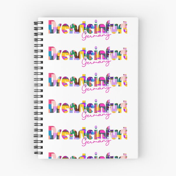 Item preview, Drensteinfurt, Germany, Vibrant Abstract City Typography Art designed and sold by Wanderful-roads.