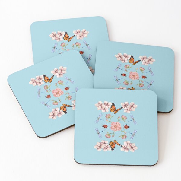 Item preview, Butterflies and Dragonflies Mandala Design designed and sold by Nene Bird Designs.