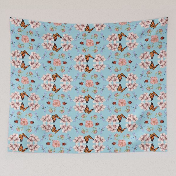 Item preview, Butterflies and Dragonflies Mandala Design designed and sold by Nene Bird Designs.
