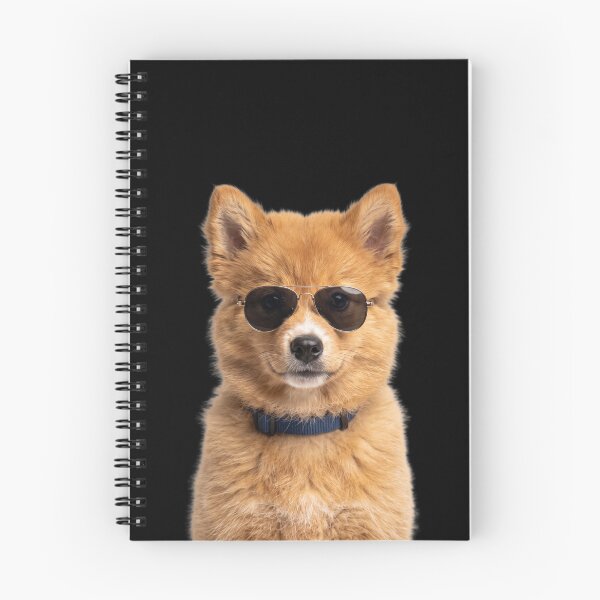Item preview, Cute Baby Finnish Spitz Dog Wearing Sunglasses Funny designed and sold by RareLavender.