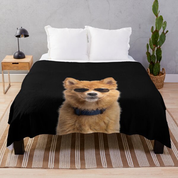 Item preview, Cute Baby Finnish Spitz Dog Wearing Sunglasses Funny designed and sold by RareLavender.