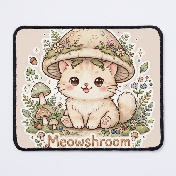 Item preview, Meowshroom Cat designed and sold by HAYA6395.