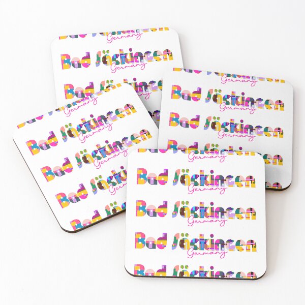 Item preview, Bad Säckingen, Germany, Vibrant Abstract City Typography Art designed and sold by Wanderful-roads.