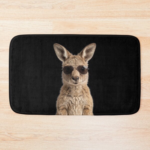 Item preview, Cute Baby Kangaroo Animal Wearing Sunglasses Funny designed and sold by RareLavender.