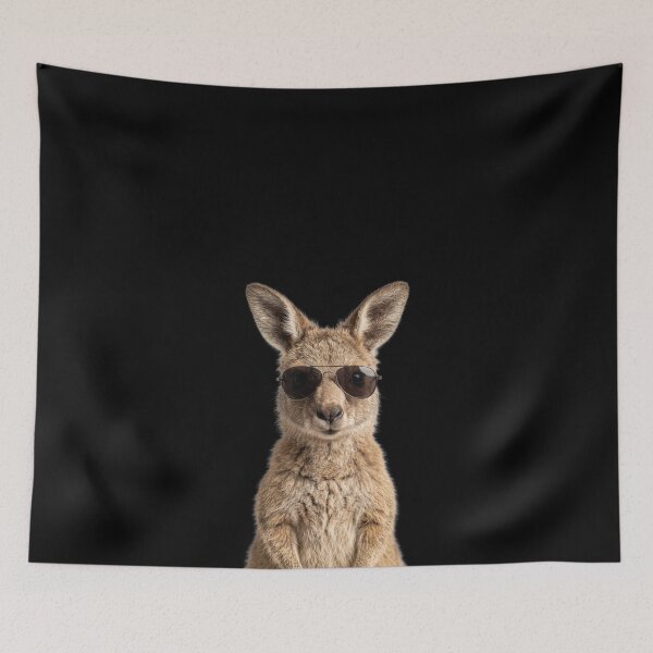 Item preview, Lindo bebé canguro con gafas de sol, ¡qué gracioso! designed and sold by RareLavender.