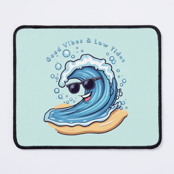 Item preview, Good Vibes and Low Tides designed and sold by TeeHee Puns.