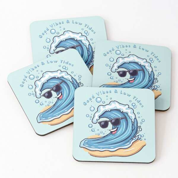 Item preview, Good Vibes and Low Tides designed and sold by TeeHee Puns.