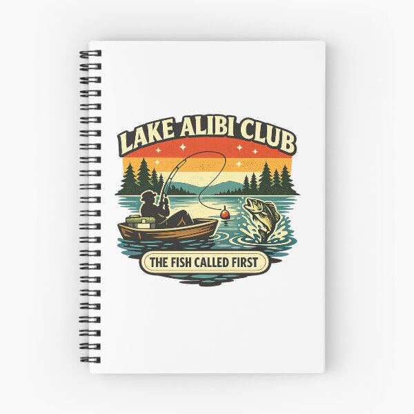 Item preview, Lake Alibi Club Funny Fishing designed and sold by Concrete Coffee Studio.