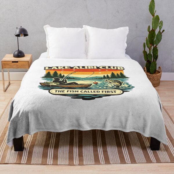 Item preview, Lake Alibi Club Funny Fishing designed and sold by Concrete Coffee Studio.