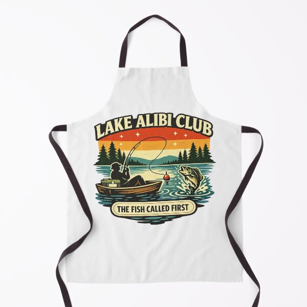 Item preview, Lake Alibi Club Funny Fishing designed and sold by Concrete Coffee Studio.