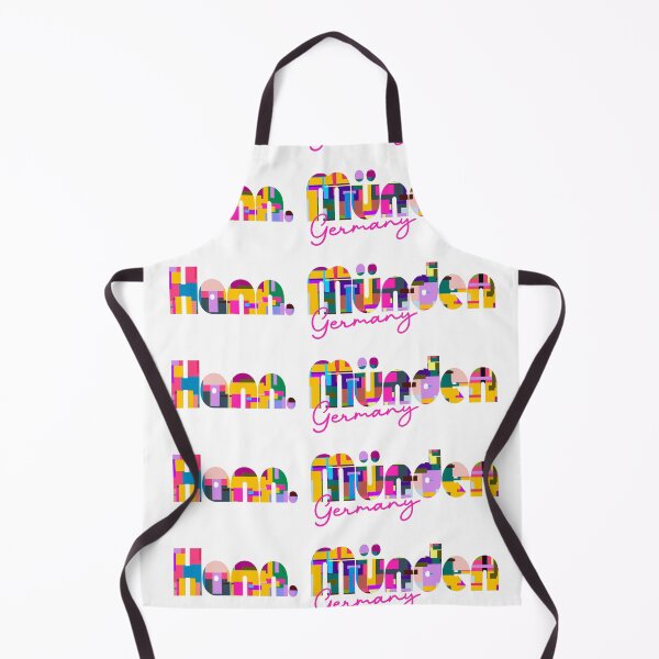 Item preview, Hann. Münden, Germany, Vibrant Abstract City Typography Art designed and sold by Wanderful-roads.