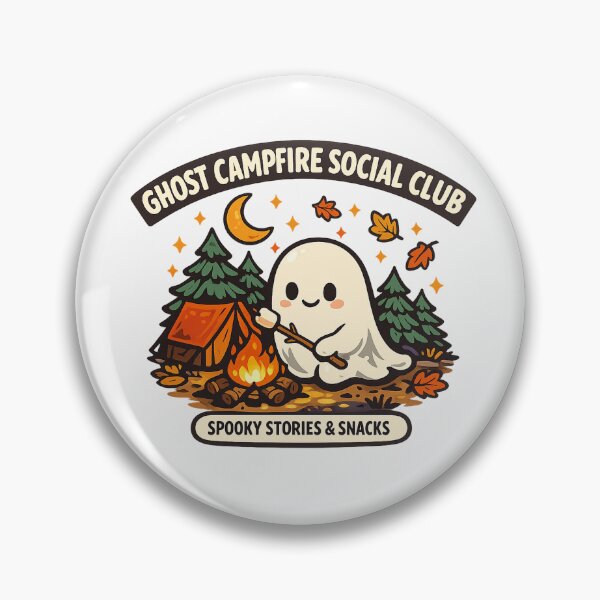 Item preview, Ghost Campfire Social Club designed and sold by Concrete Coffee Studio.