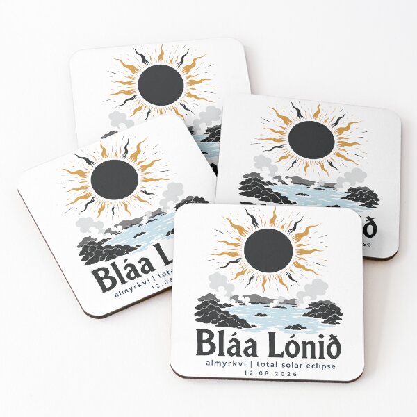 Item preview, Iceland Total Solar Eclipse 2026 Blue Lagoon Art designed and sold by Beyond Destinations.