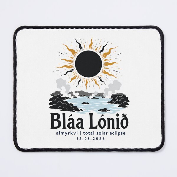 Item preview, Iceland Total Solar Eclipse 2026 Blue Lagoon Art designed and sold by Beyond Destinations.