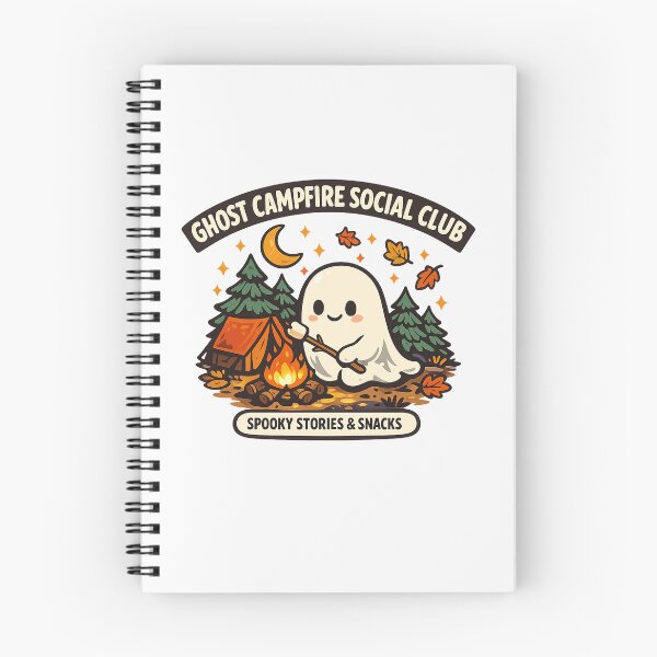 Item preview, Ghost Campfire Social Club designed and sold by Concrete Coffee Studio.