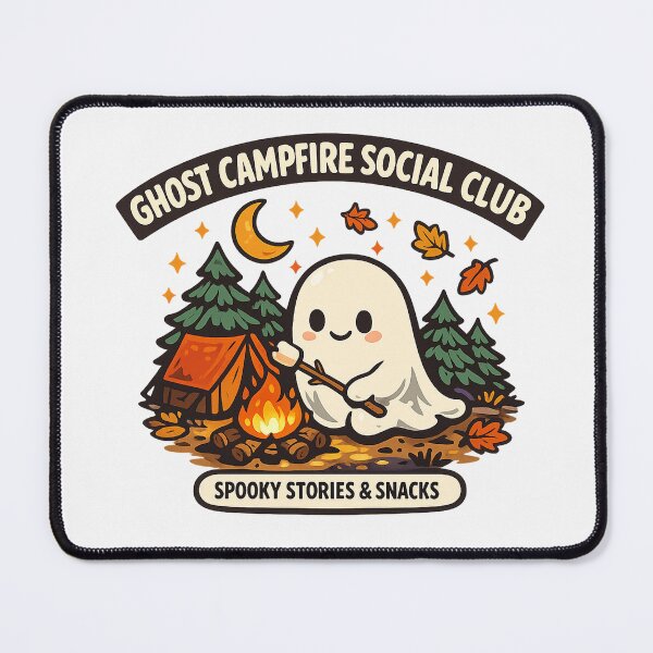 Item preview, Ghost Campfire Social Club designed and sold by Concrete Coffee Studio.