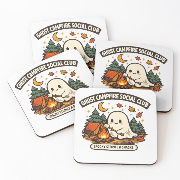 Item preview, Ghost Campfire Social Club designed and sold by Concrete Coffee Studio.