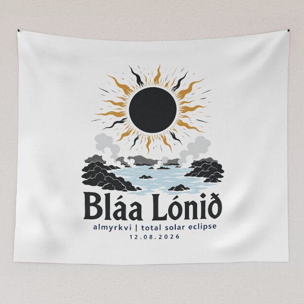 Item preview, Iceland Total Solar Eclipse 2026 Blue Lagoon Art designed and sold by Beyond Destinations.