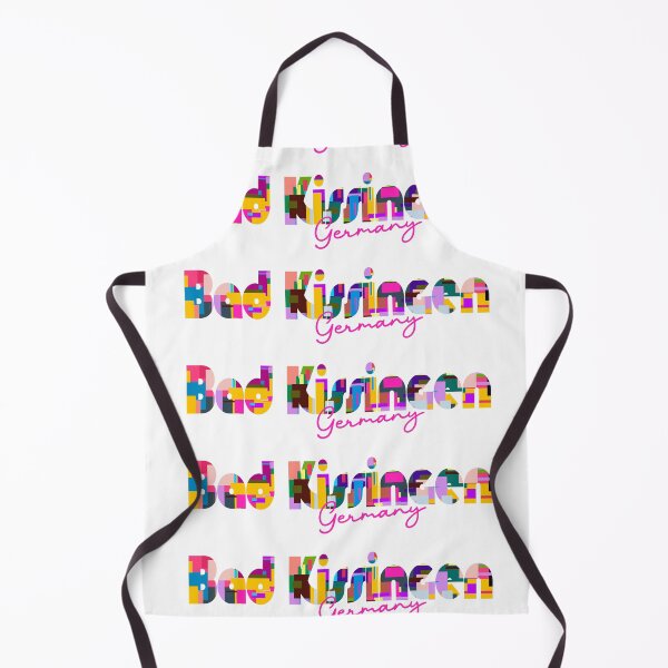 Item preview, Bad Kissingen, Germany, Vibrant Abstract City Typography Art designed and sold by Wanderful-roads.