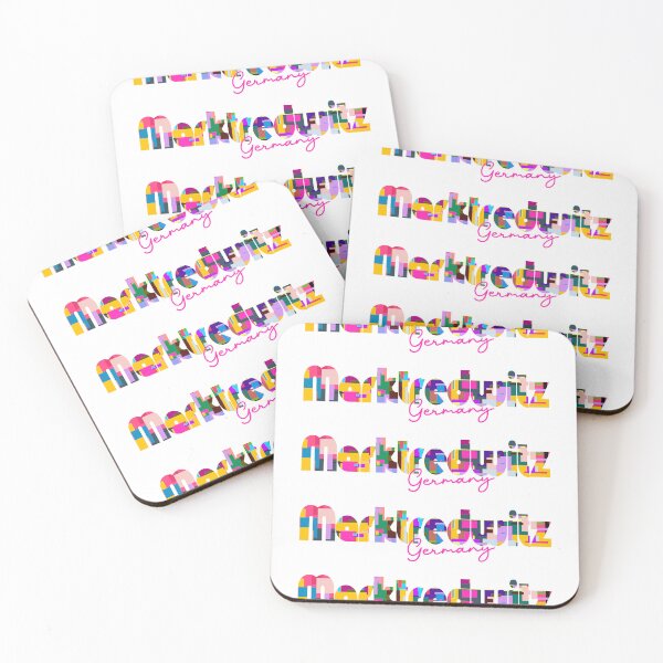 Item preview, Marktredwitz, Germany, Vibrant Abstract City Typography Art designed and sold by Wanderful-roads.