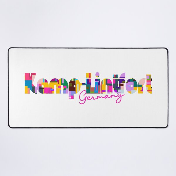 Item preview, Kamp-Lintfort, Germany, Vibrant Abstract City Typography Art designed and sold by Wanderful-roads.