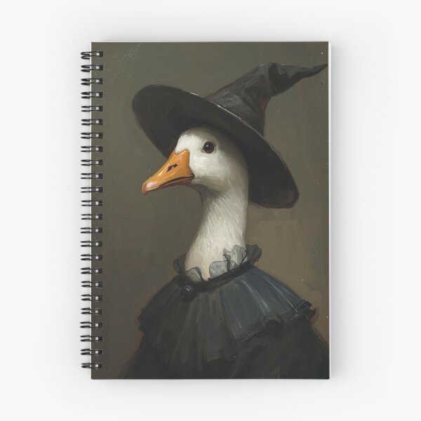 Item preview, Witch Goose Portrait - Gothic Halloween Goose designed and sold by CuteLilGhosts.