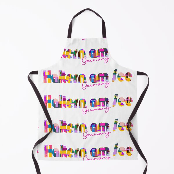 Item preview, Haltern am See, Germany, Vibrant Abstract City Typography Art designed and sold by Wanderful-roads.