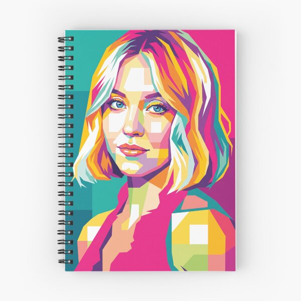 Item preview, Sydney Sweeney Vibrant Geometric Pop Art Portrait designed and sold by Vicky021.