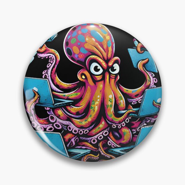 Item preview, Mentally Buffering Octopus Funny Tech Humor T‑Shirt  Loading Thoughts Meme designed and sold by ZyxDes.
