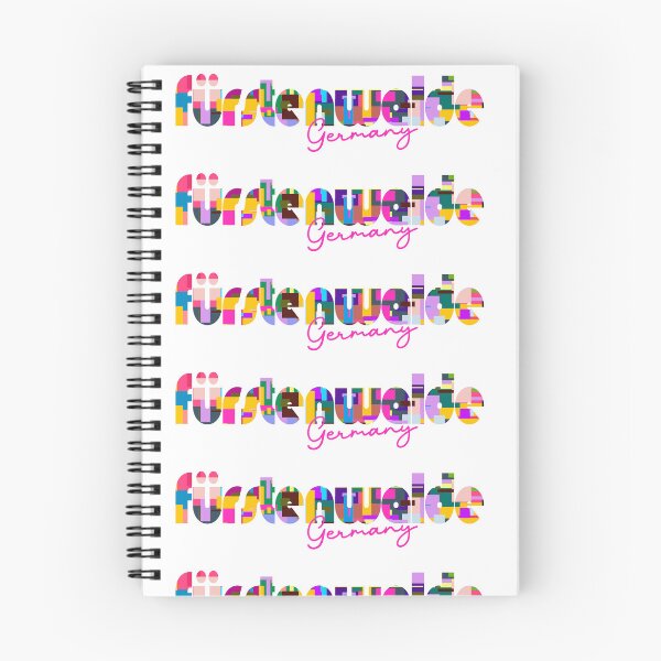 Item preview, Fürstenwalde, Germany, Vibrant Abstract City Typography Art designed and sold by Wanderful-roads.