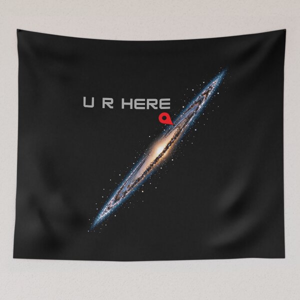 Item preview, You Are Here In the Galaxy Space designed and sold by Genius Geek.