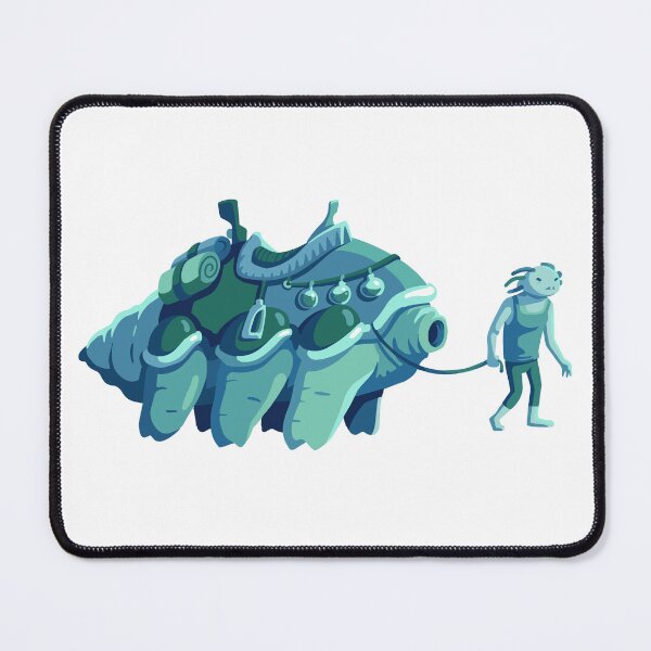 Item preview, The Axolotl and the Mount: Sci-Fi Tardigrade Wanderer designed and sold by 00xianart00.