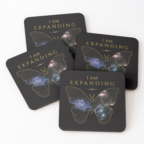 Item preview, I AM EXPANDING | Galaxy Butterfly Spiritual Art designed and sold by KittenAndCo.