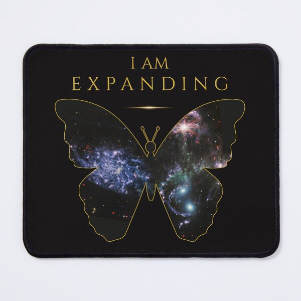 Item preview, I AM EXPANDING | Galaxy Butterfly Spiritual Art designed and sold by KittenAndCo.