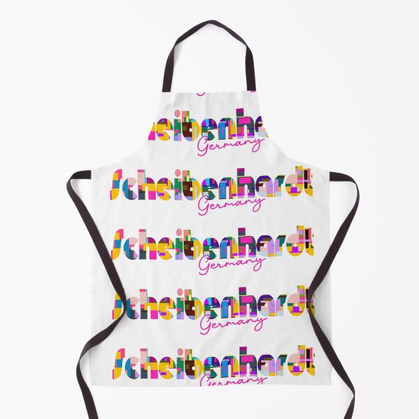 Item preview, Scheibenhardt, Germany, Vibrant Abstract City Typography Art designed and sold by Wanderful-roads.