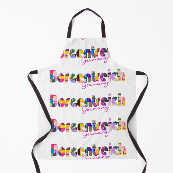 Item preview, Borgentreich, Germany, Vibrant Abstract City Typography Art designed and sold by Wanderful-roads.