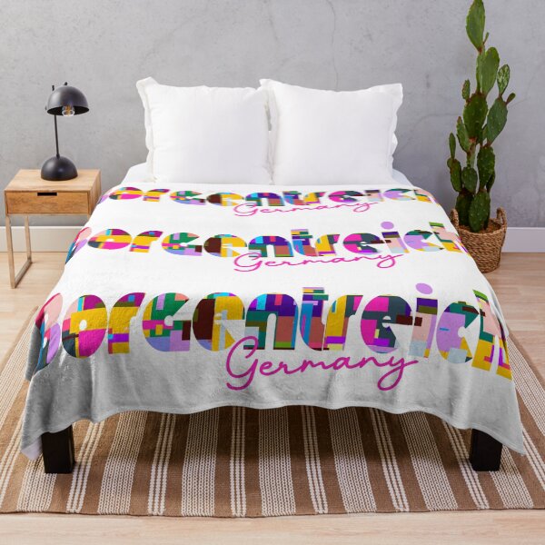 Item preview, Borgentreich, Germany, Vibrant Abstract City Typography Art designed and sold by Wanderful-roads.