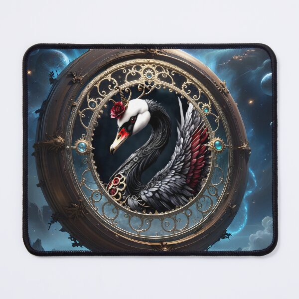 Item preview, The Crimson Swan of Moonlit Elegance designed and sold by nicky2342.
