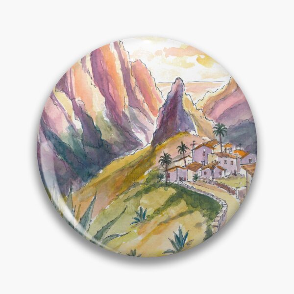 Item preview, Masca Gorge Descending Toward Tenerife Atlantic Horizon designed and sold by artshop77.