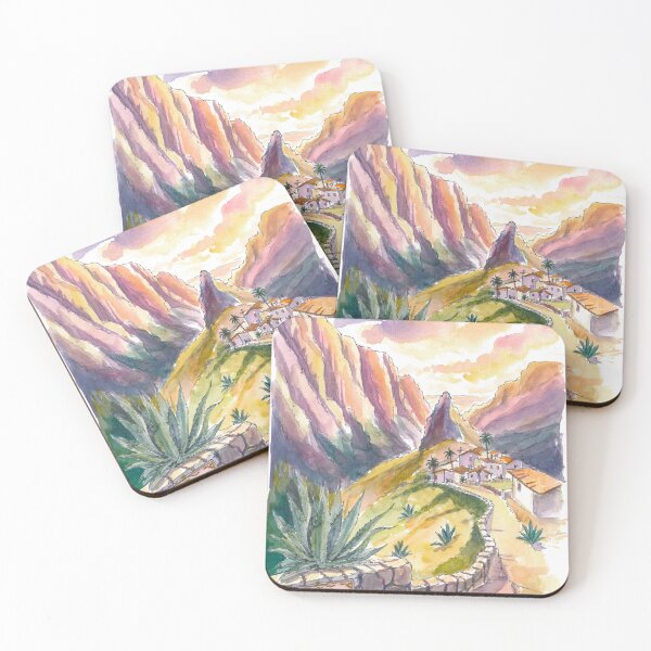 Item preview, Masca Gorge Descending Toward Tenerife Atlantic Horizon designed and sold by artshop77.