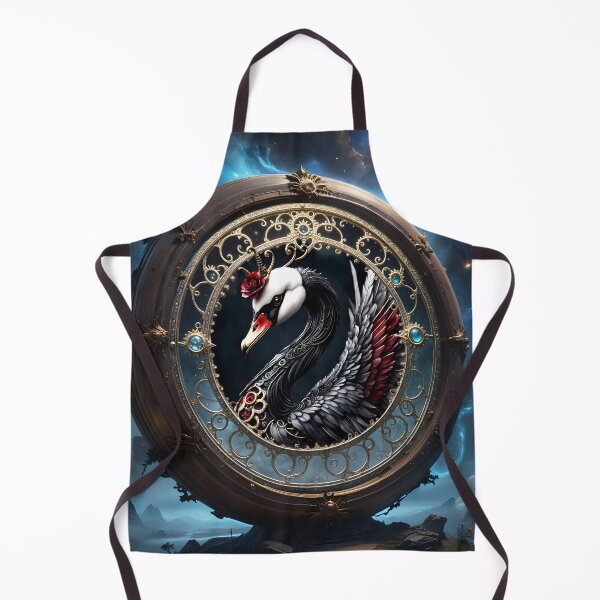 Item preview, The Crimson Swan of Moonlit Elegance designed and sold by nicky2342.