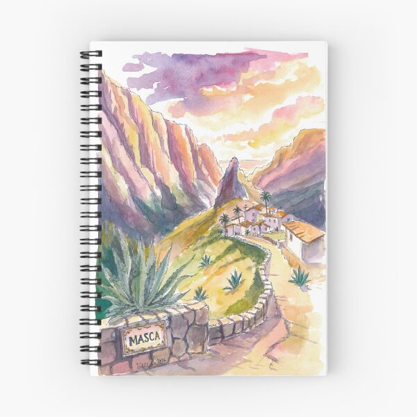 Item preview, Masca Gorge Descending Toward Tenerife Atlantic Horizon designed and sold by artshop77.