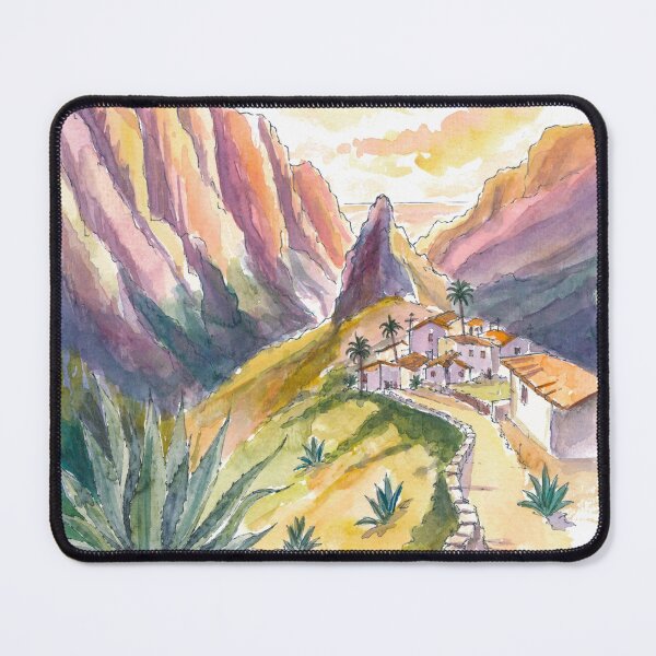Item preview, Masca Gorge Descending Toward Tenerife Atlantic Horizon designed and sold by artshop77.
