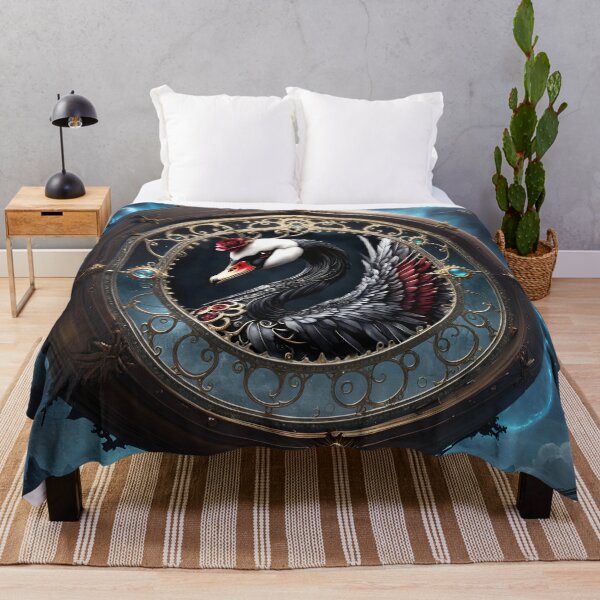 Item preview, The Crimson Swan of Moonlit Elegance designed and sold by nicky2342.