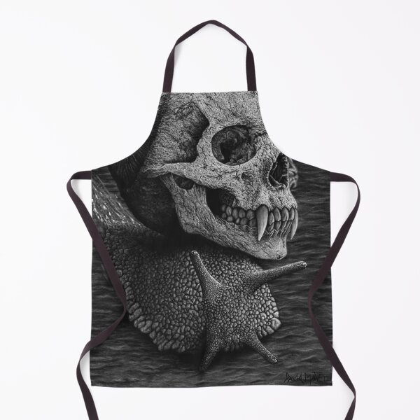 Item preview, Skull Shell Snail — Hyperrealistic Charcoal Drawing designed and sold by David Mateo ArtWorks.