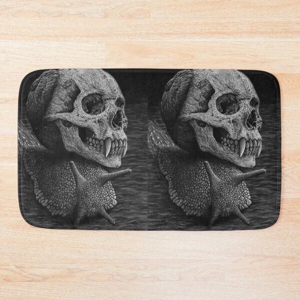 Item preview, Skull Shell Snail — Hyperrealistic Charcoal Drawing designed and sold by David Mateo ArtWorks.