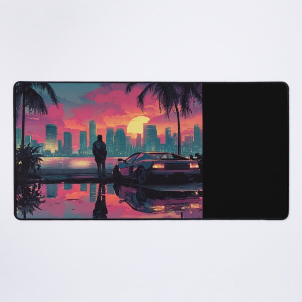 Item preview, Vice City Retro Art Poster designed and sold by Late Theory.