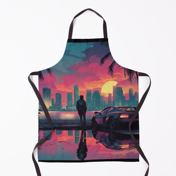 Item preview, Vice City Retro Art Poster designed and sold by Late Theory.