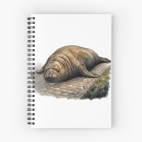 Item preview, Sleeping Neil the Seal Driveway Nap designed and sold by ryanguas.