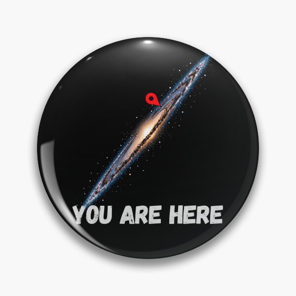 Item preview, You Are Here In the Galaxy Space designed and sold by Genius Geek.